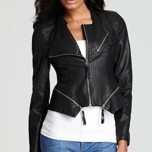 BLANKNYC Faux Leather Moto Jacket